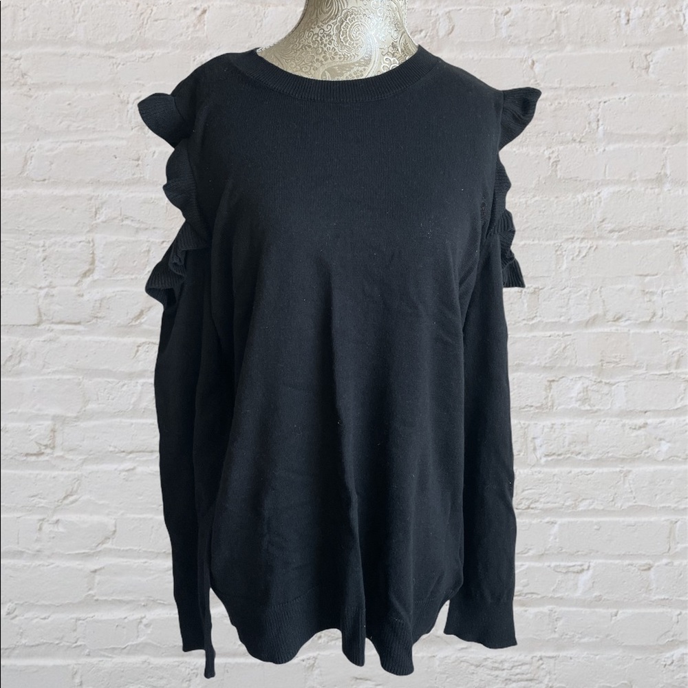 Michael Kors cold shoulder sweater size Large NWT!